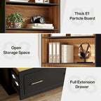 72 Inches Modern Tall Vertical File Filing Cabinet for Home Office