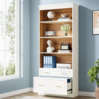 72 Inches Modern Tall Vertical File Filing Cabinet for Home Office