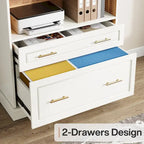 72 Inches Modern Tall Vertical File Filing Cabinet for Home Office