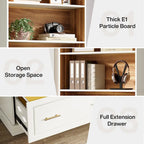 72 Inches Modern Tall Vertical File Filing Cabinet for Home Office